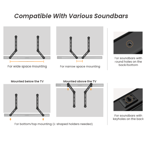 MyWall Soundbar beugel HZ 32-1 L