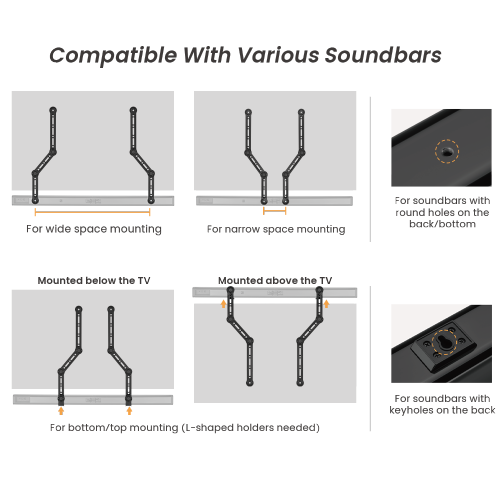 MyWall Soundbar beugel HZ 32-2 L