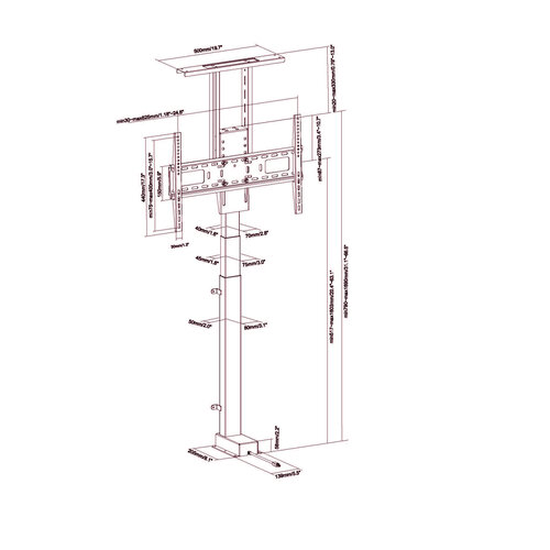 MyWall TV Lift Medium HP63-1