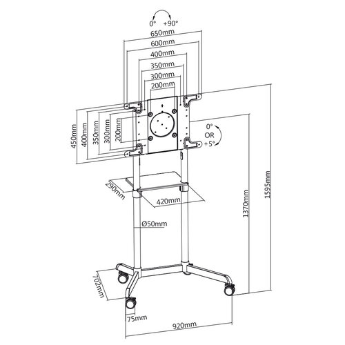 MyWall TV Standaard HP 109 voor (interactieve) TV's