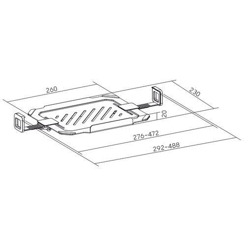 MyWall Laptop VESA adapter HLA 3 L