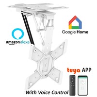 Draai -en Opklapbaar - Plafondbeugel Wit