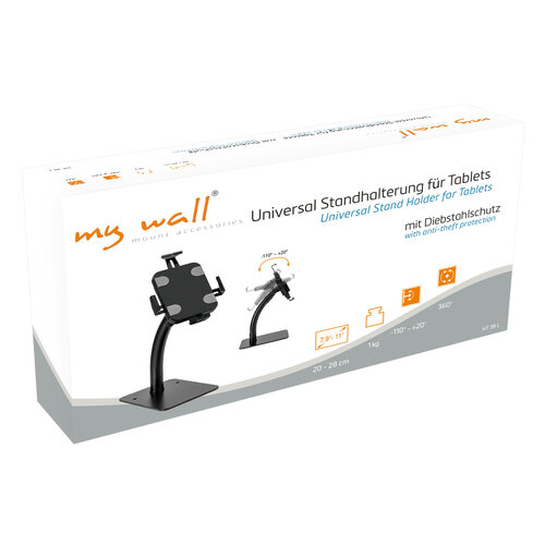 MyWall Tablet Tafelstandaard met diefstalbeveiliging