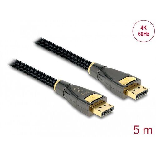 DeLock Premium DP 1.2 kabel - 5.0 meter