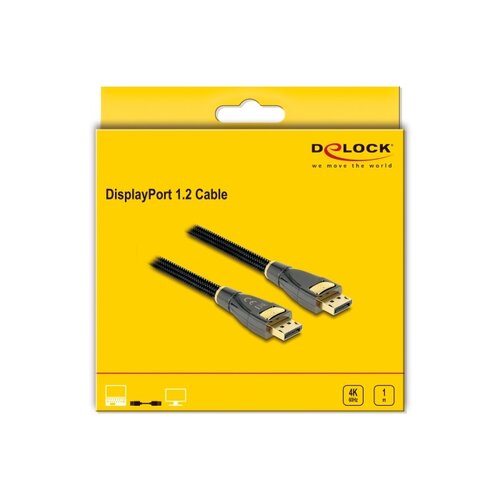 DeLock Premium Displayport 1.2 kabel -1.0 meter