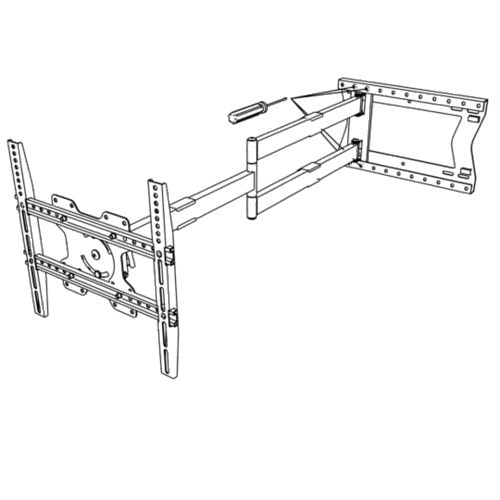 XTRARM TV Beugel Ferrom 120 cm Rotate 400