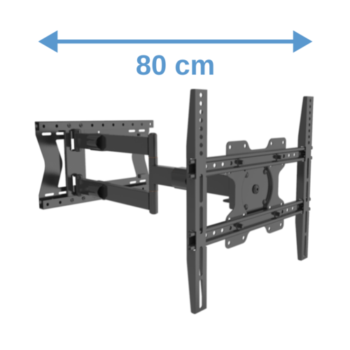 XTRARM TV Beugel Tantal 80 cm Fixed 400 Zwart