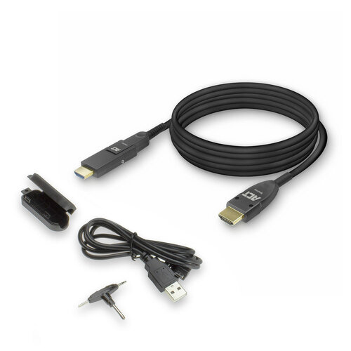 ACT Optische Actieve HDMI 2.0 kabel met afneembare connectoren - 40 meter