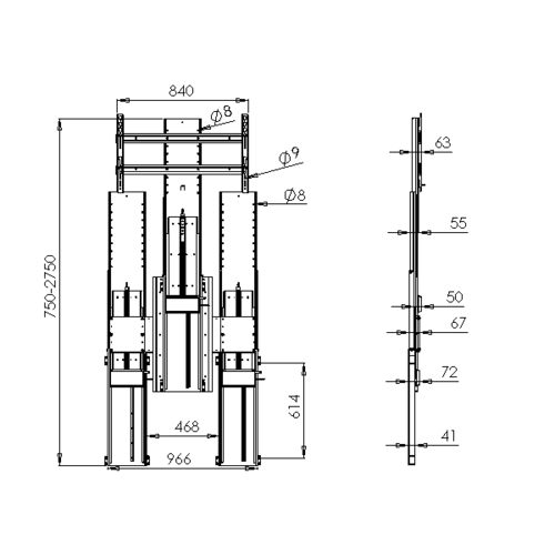 VENSET TV Lift TS2000C