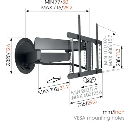 Vogel's Signature TVM 7675 PRO