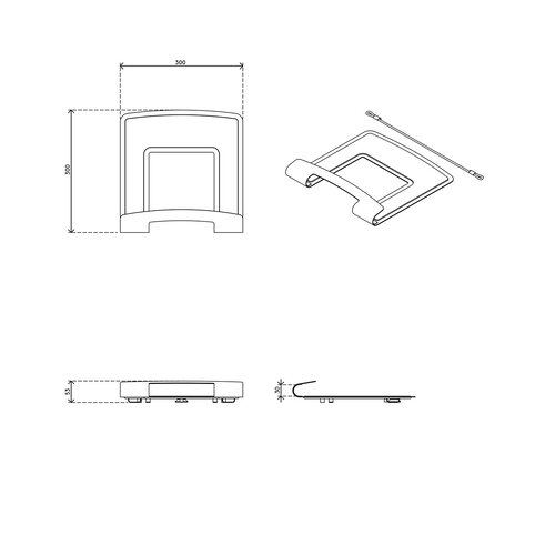 Dataflex ViewLite Notebook Arm Zwart