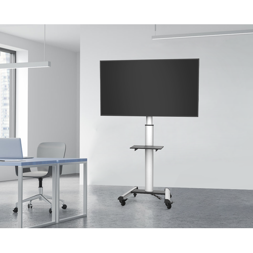 XTRARM TV standaard Proton 500 incl Stroom & USB power - Zilver
