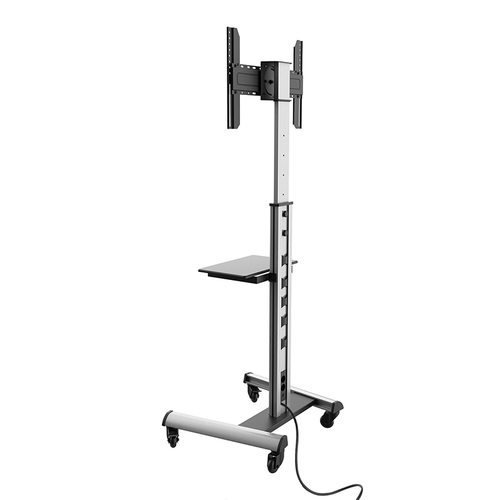 XTRARM TV standaard Proton 500 incl Stroom & USB power - Zilver