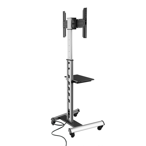 XTRARM TV standaard Proton 500 incl Stroom & USB power - Zilver