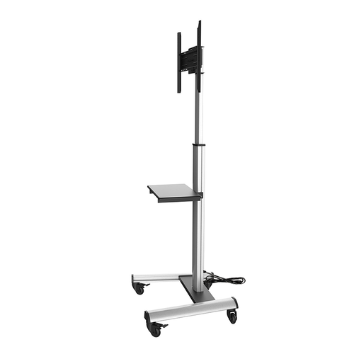 XTRARM TV standaard Proton 500 incl Stroom & USB power - Zilver
