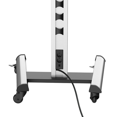 XTRARM TV standaard Proton 500 incl Stroom & USB power - Zilver