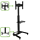XTRARM TV standaard Proton 500 incl. Stroom & USB power - Zwart