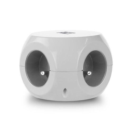 ACT PowerCube 3x Stroom (Type E), 1x USB C, 1x USB A - 1.5 meter Grijs