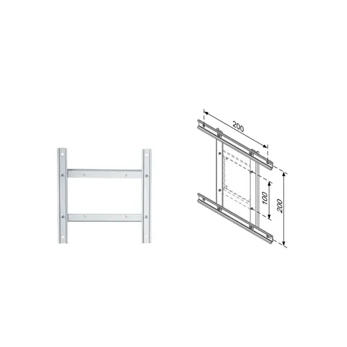 Roline VESA 100 - 100x200, 200x200 adapter