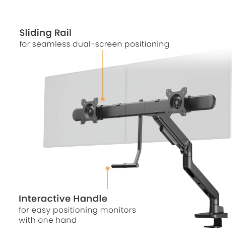 MyWall Monitorarm met Crossbar HL 59