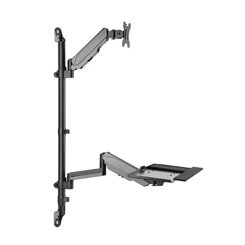 MyWall Monitor + Toetsenbord Werkstation Wand HL 64 L