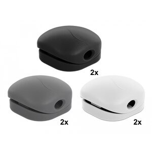 DeLock Zelfklevende Kabelclips (6 stuks)