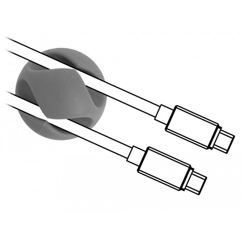DeLock Zelfklevende Duo Kabelclips (6 stuks)
