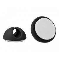 Zelfklevende Kabelclips (6 stuks) Zwart