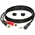 Klotz AY7A0300 - 2x RCA 2p - 1x mini-jack 3.5 mm haaks 3.0 meter Klotz AY7A0300 - 2x RCA 2p - 1x mini-jack 3.5 mm haaks 3.0 meter