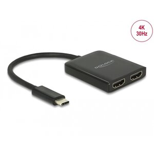 DeLock USB C - 2x HDMI A adapter