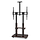 XTRARM TV Standaard Duolite Manueel Zwart/Walnoot