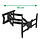 XTRARM TV Beugel Cratos 80 cm Double Rotate 600