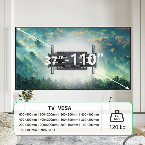 XTRARM TV Beugel Cratos 80 cm Double Rotate 600