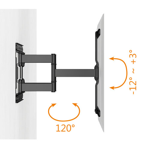 MyWall TV Beugel H 24 L - Ultra Flat (43 t/m 90 inch)