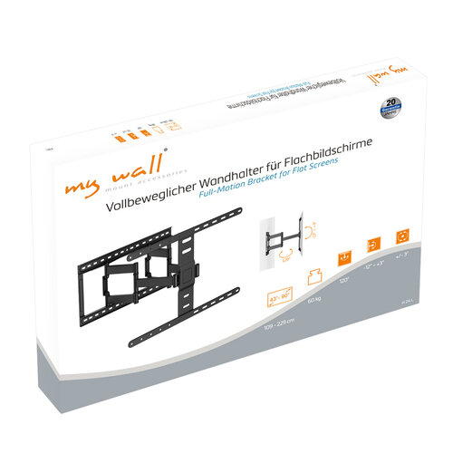 MyWall TV Beugel H 24 L - Ultra Flat (43 t/m 90 inch)