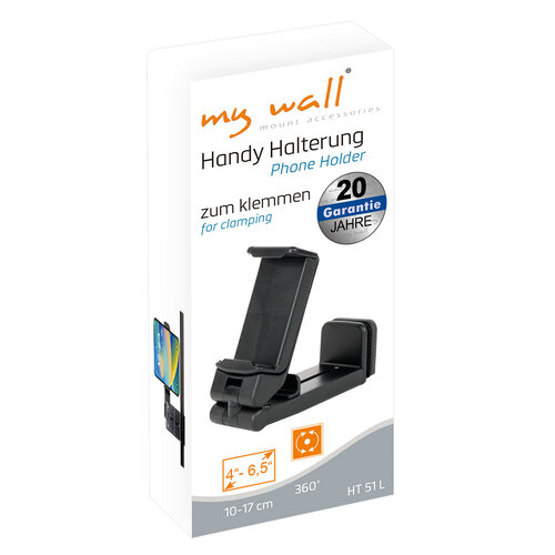MyWall Telefoonhouder met Klem HT 51 L