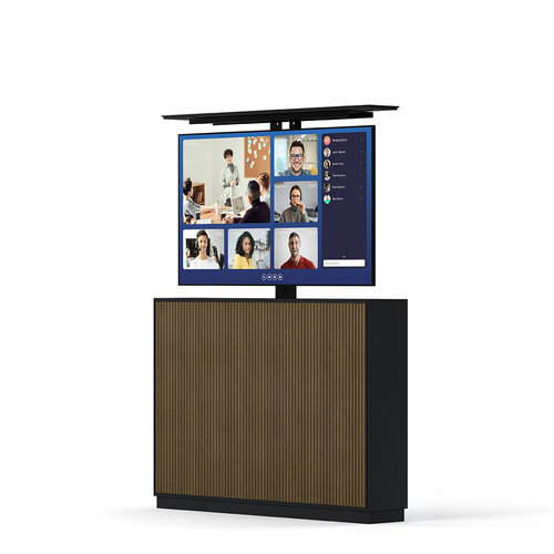 Multibrackets M AV Cabinet TV-Lift 55” Slimline Walnoot/Zwart