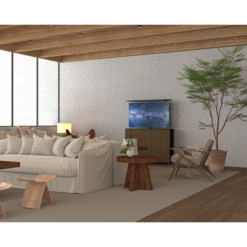 Multibrackets M AV Cabinet TV-Lift 55” Slimline Walnoot/Zwart