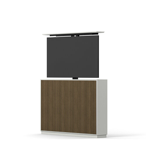 Multibrackets M AV Cabinet TV-Lift 55” Slimline Walnoot/Wit