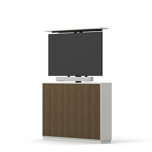 Multibrackets M AV Cabinet TV-Lift 55” Slimline Walnoot/Wit