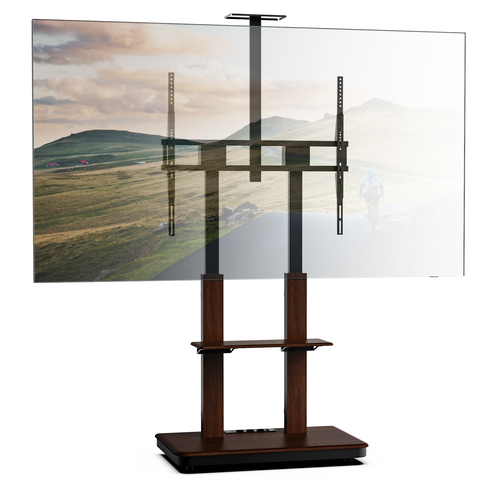 XTRARM TV Standaard Duolite Elektrisch Walnoot/Zwart