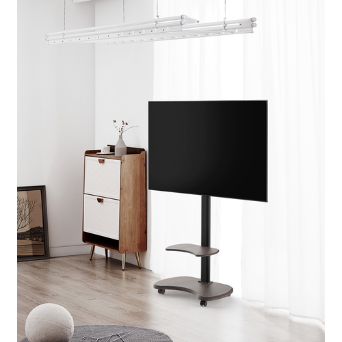 XTRARM TV Standaard Stellar Walnoot/Zwart