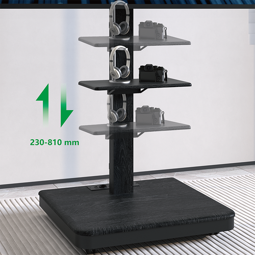 XTRARM TV Standaard Elite Manueel Zwart