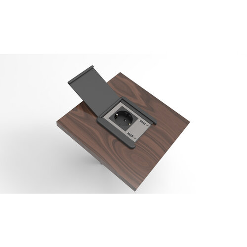 Digitel Source 80 Wit met Cover - 1x 220V,  2x USB lader