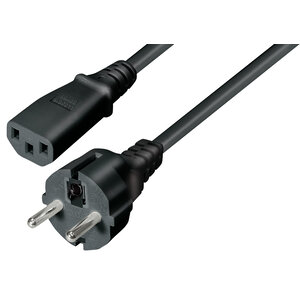 KEM Stroomkabel Schuko - C13 -1.5 meter