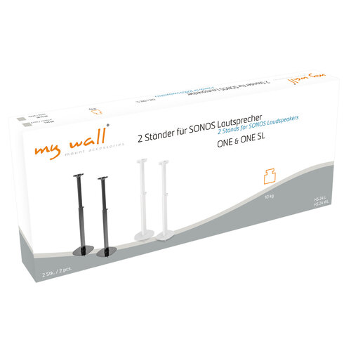 MyWall Standaard voor Sonos One en Sonos One SL speaker (set van 2)-Zwart