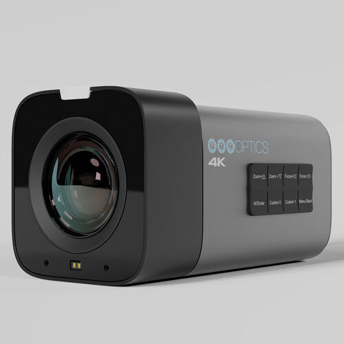 PTZOptics Studio 4K - 12X Box Camera Grey