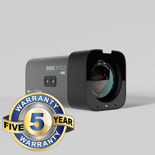 PTZOptics Studio 4K - 12X Box Camera Grey