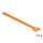 DeLock Klittenband binders 20 cm Oranje