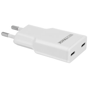 MaxTrack USB Snellader 2x USB C - 30 Watt